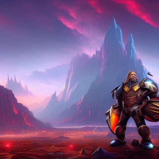 Fantastical Matte Painting of Foo Fighters