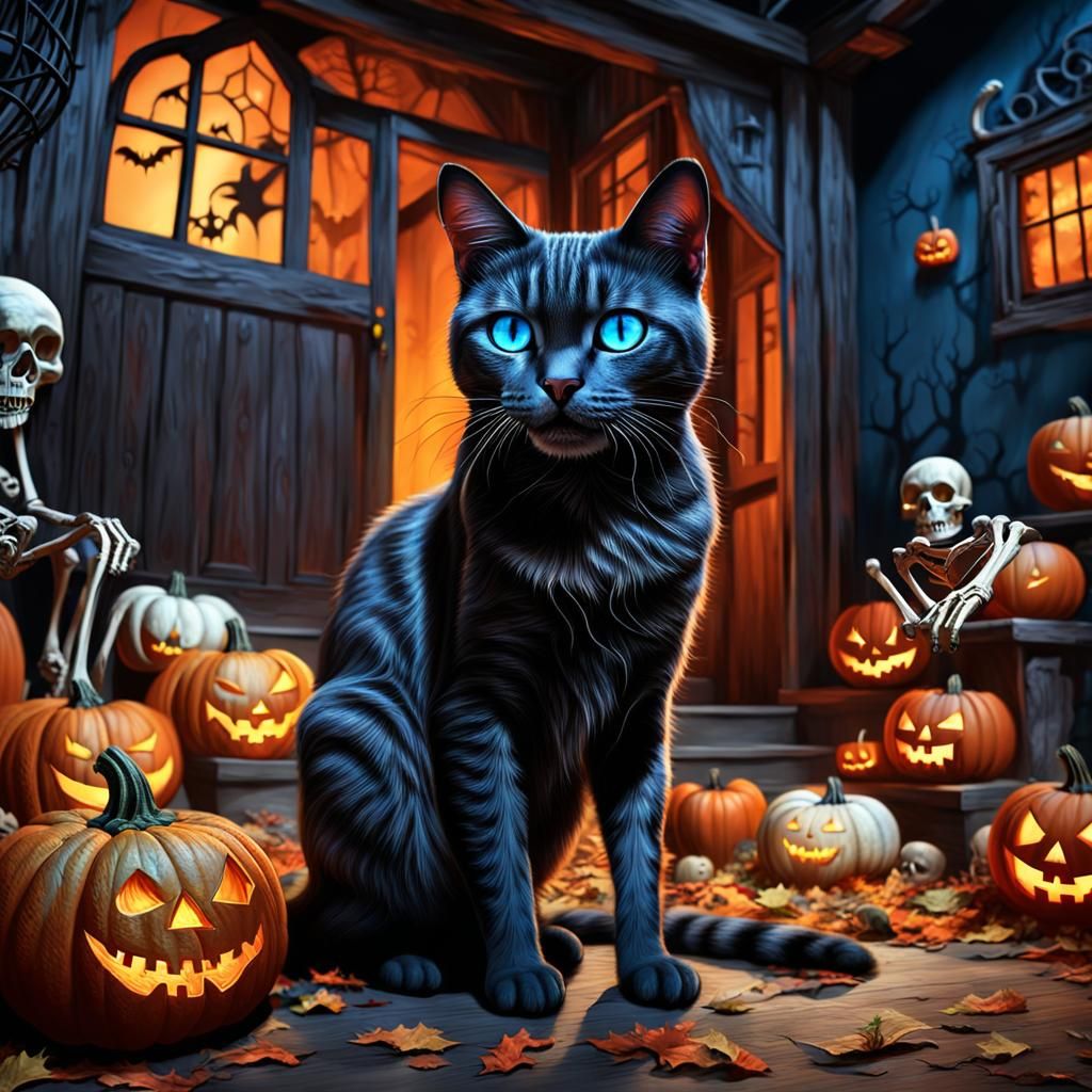 HALLOWEEN CAT 3