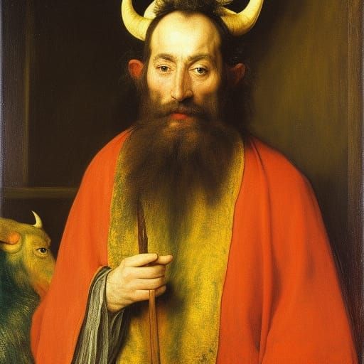 Fantastic Horned Creature as Morality Teacher