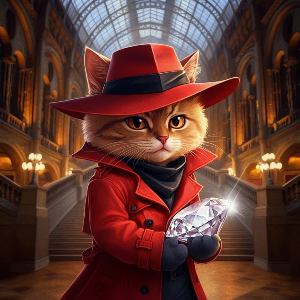 Carmen Sandiego Kitten