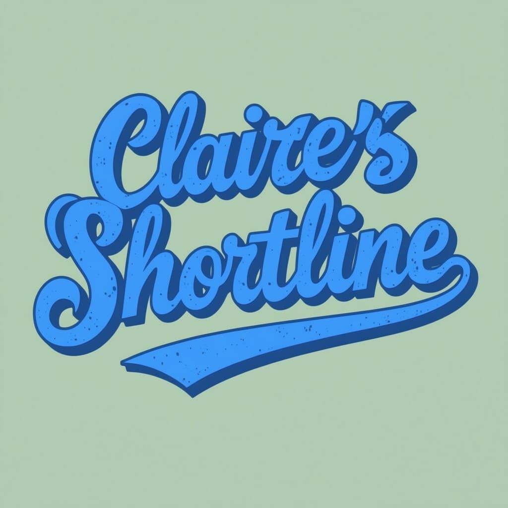 1950s Style Logo Design Featuring "Miss Claire"