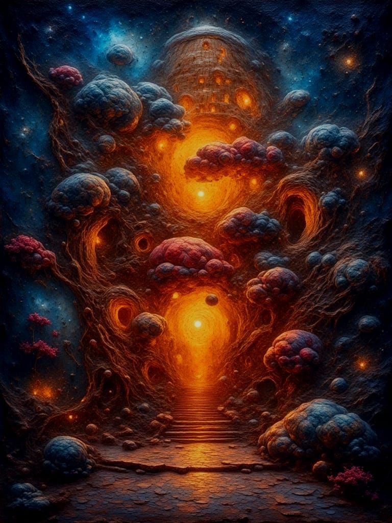 Abstract Heart Home Symbolizing Family Unity and Love