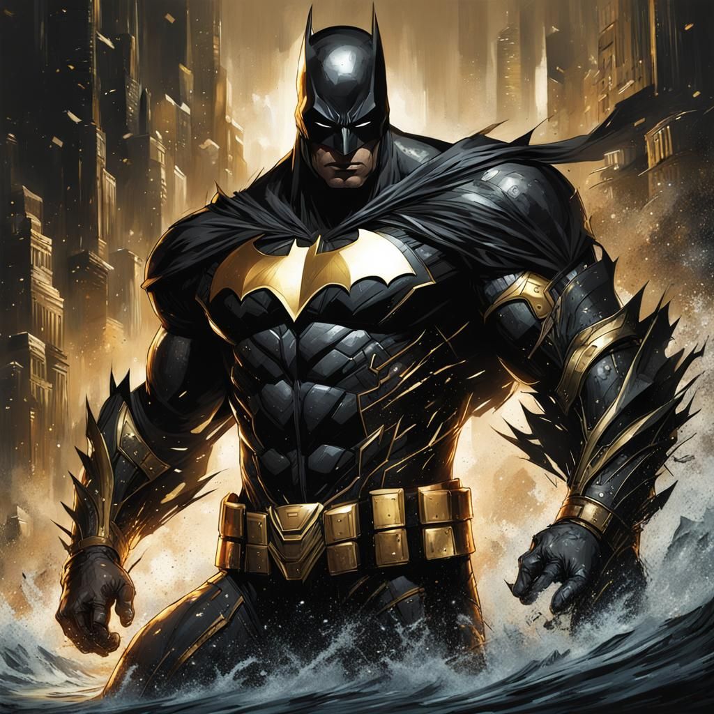 Black Batman Costume: Machine-Inspired Vision