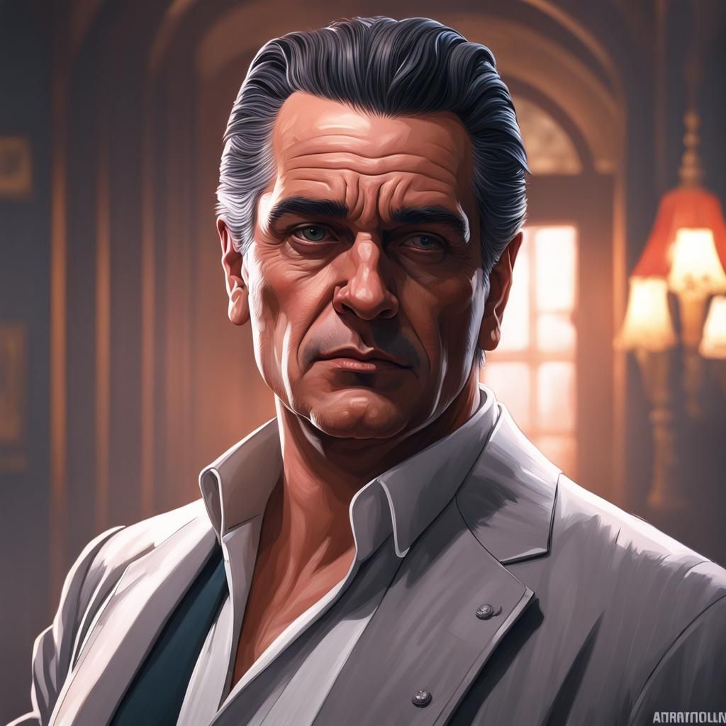Goodfellas Inspired Portrait in Artgerm Style