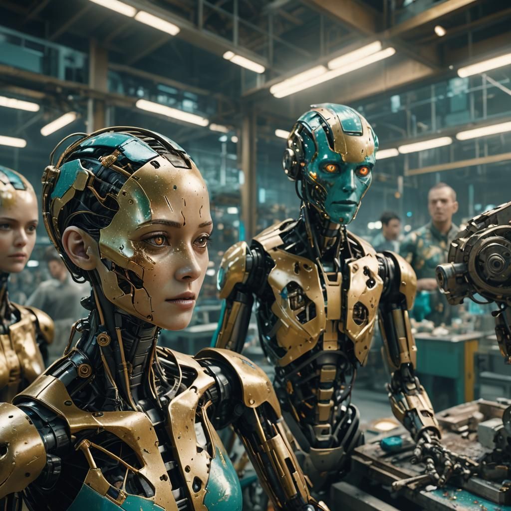 Human Androids in the Robot Factory