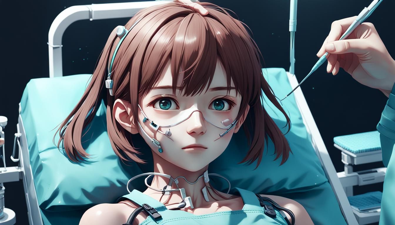 Anime-Style 3D Art of Surgery in 8K
