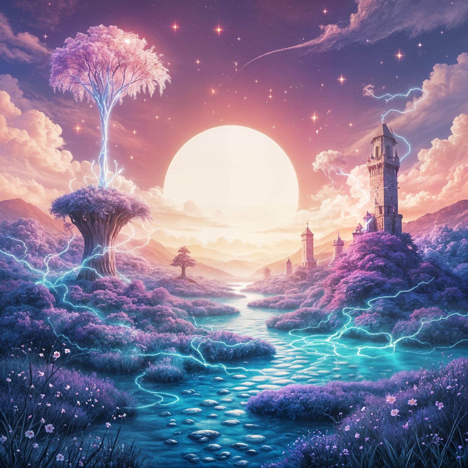 Enchanting Magical Realm Landscape
