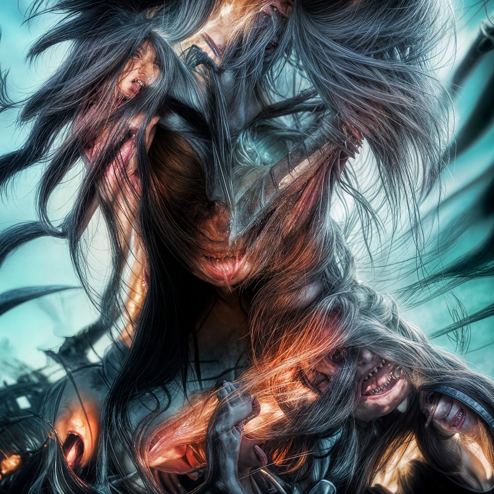 Mythical Demon Goddess Conquers the Underworld in Vibrant St...