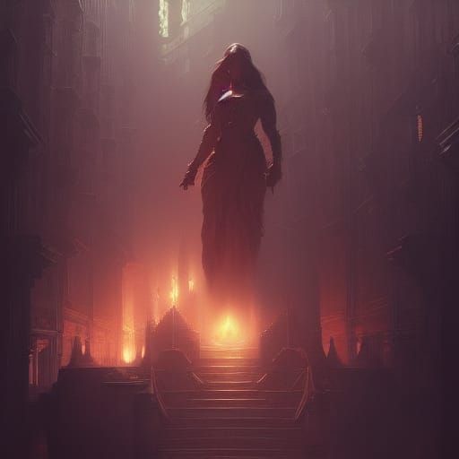 Dark Fantasy Masterpiece in Hyperdetailed 8k Resolution