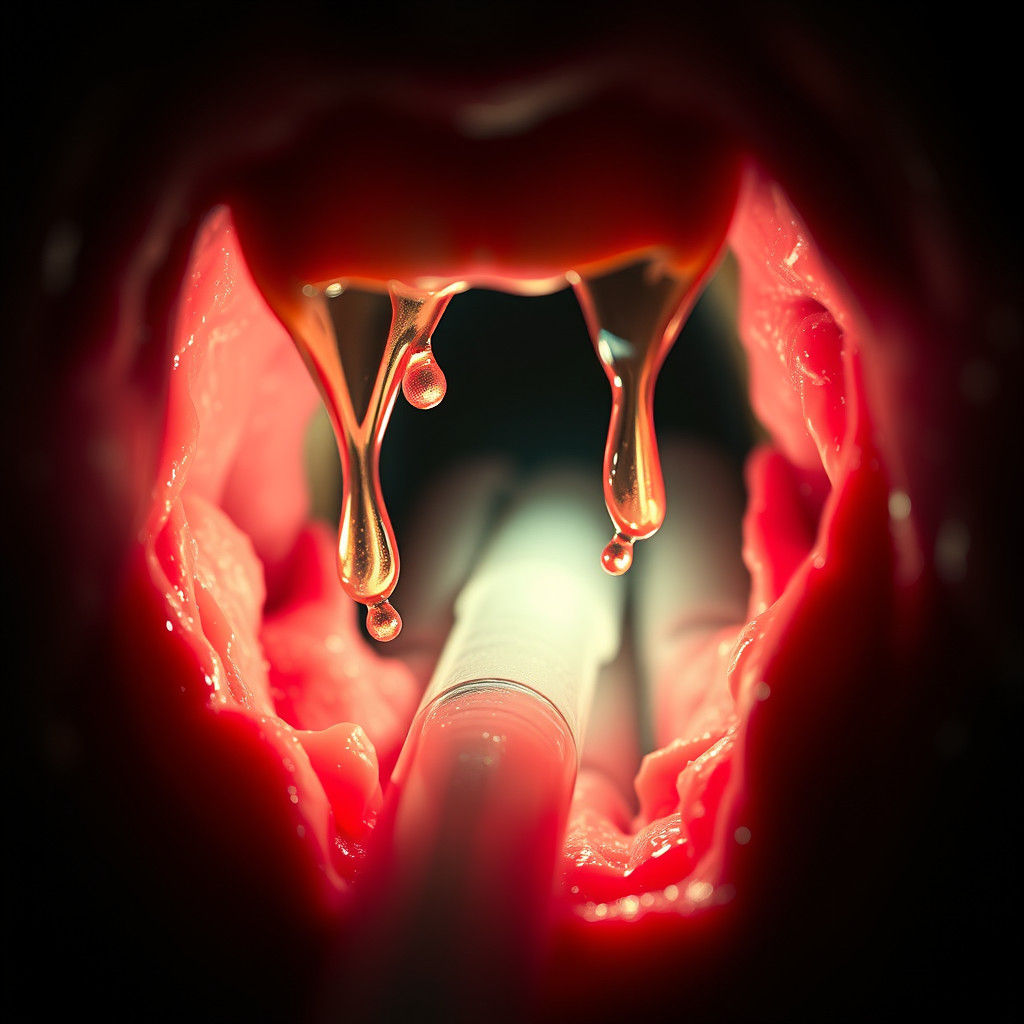 Horrors of Gastroscopy: Hyperrealistic Macro Image