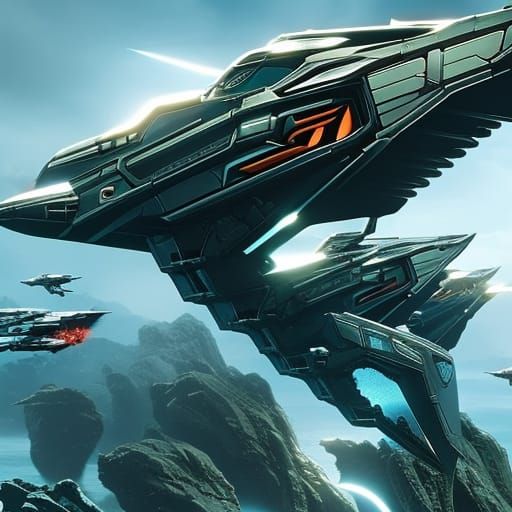 Giant Robot Battle Inspired by Classic Movie Posters