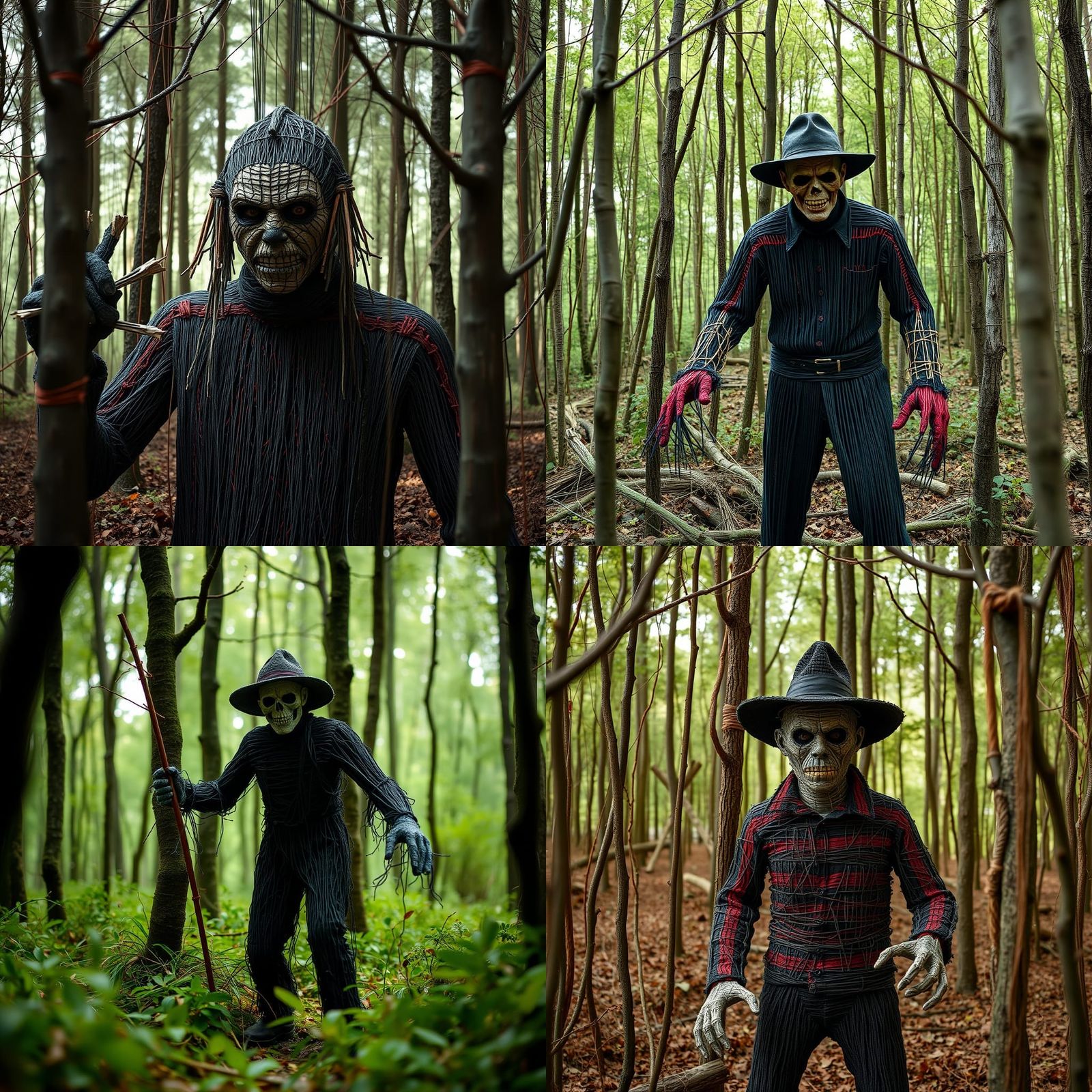 String Art: Freddie Krueger Forest