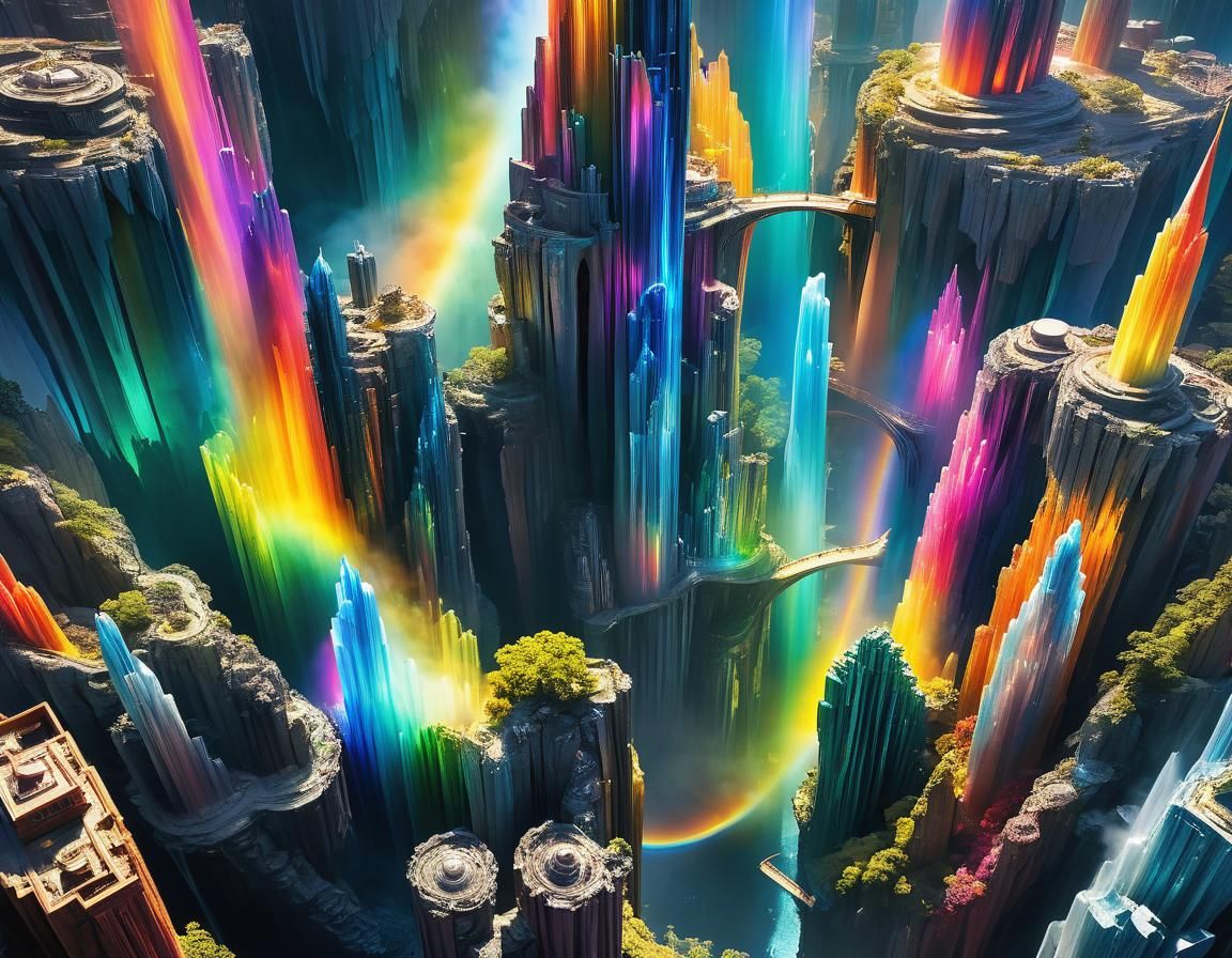 Diaphanous Rainbow Kyanite Maglift Slinkies by Dawpy Flord N...