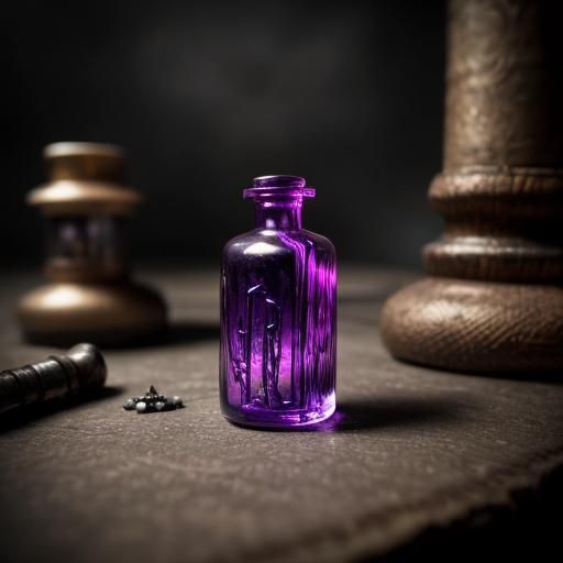 Enchanting Magical Potion on Alchemist Workbench