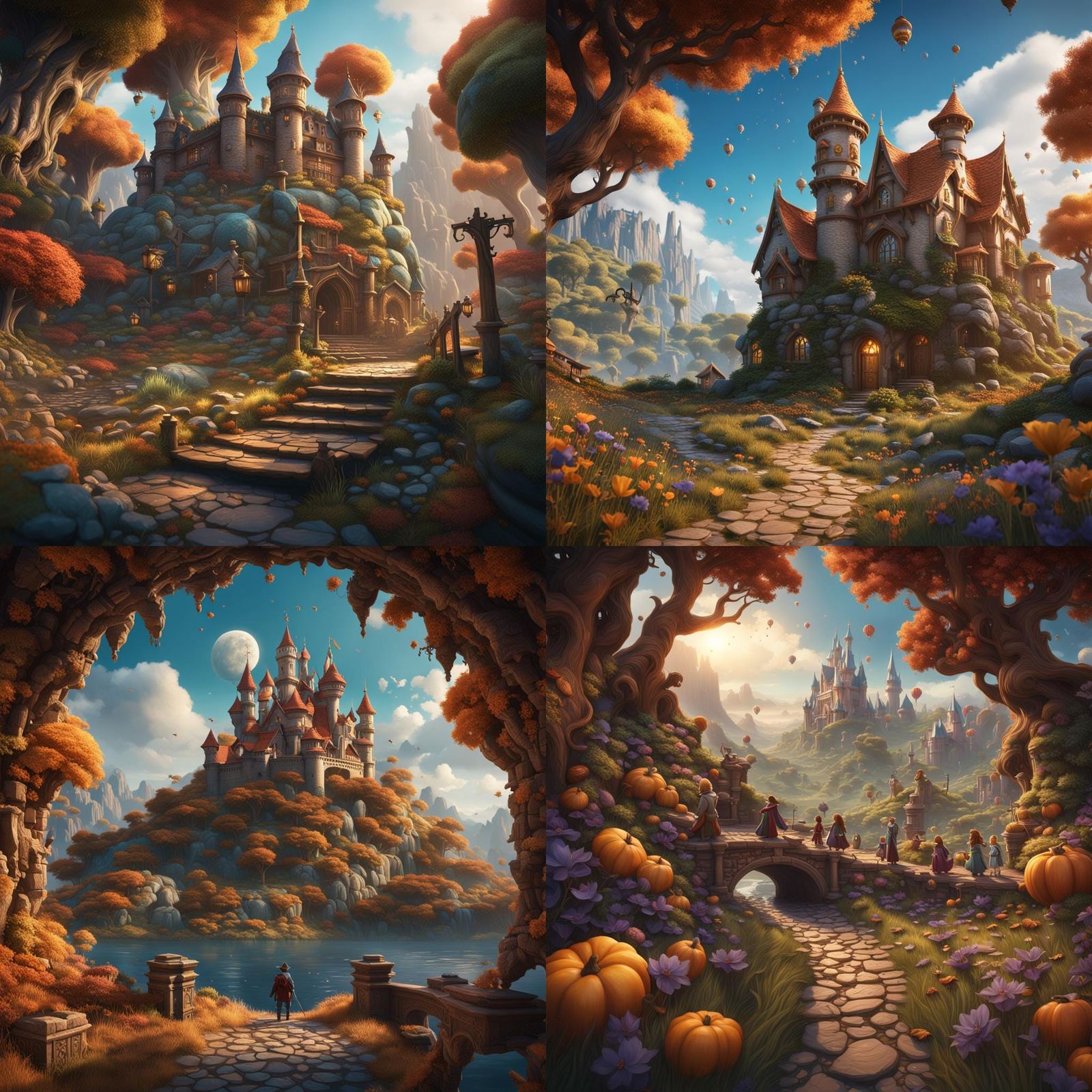 Storybook World Comes to Life: Fantasy Concept Art