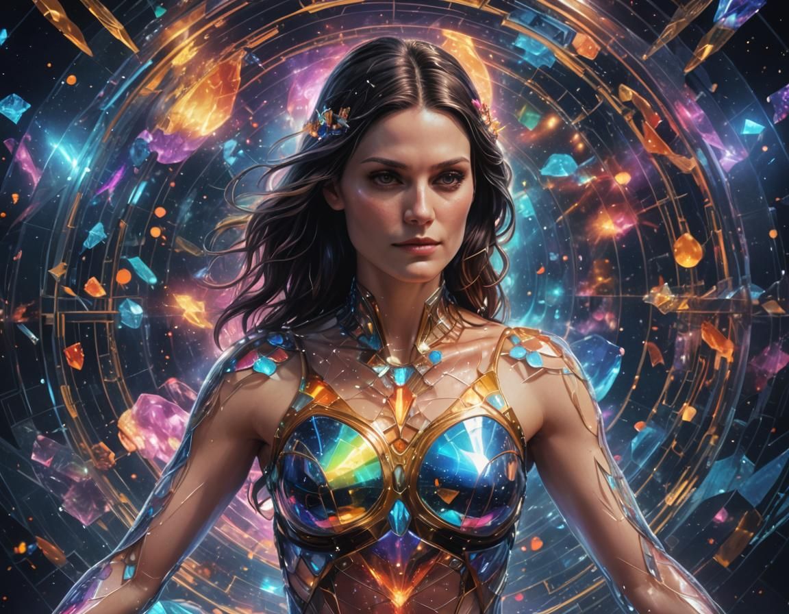 Glass Morgan Webb in Astral Arcade Illustration