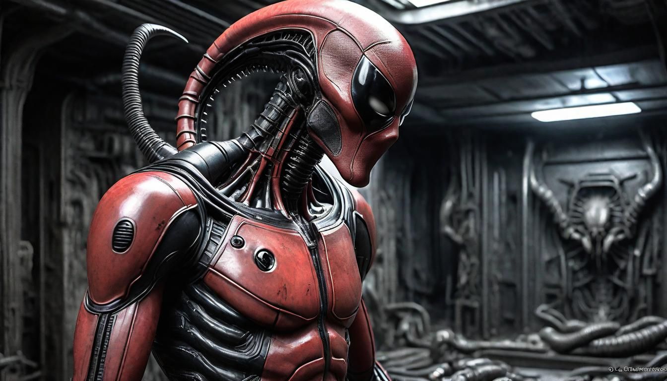 Xenomorph Deadpool Hybrid
