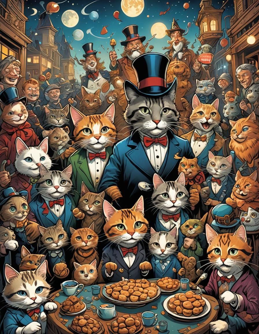 Whimsical Family Event Poster in Comic Book Style