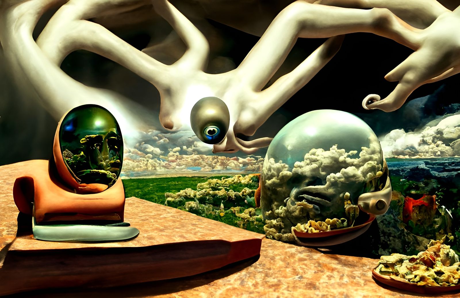 Surreal Otherworldly Rendering in 8k Resolution