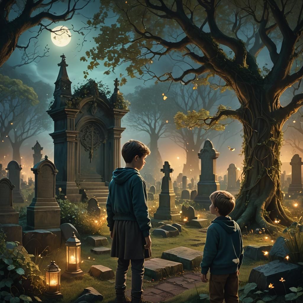Boy Revisits Mother's Loss in Mystical Graveyard