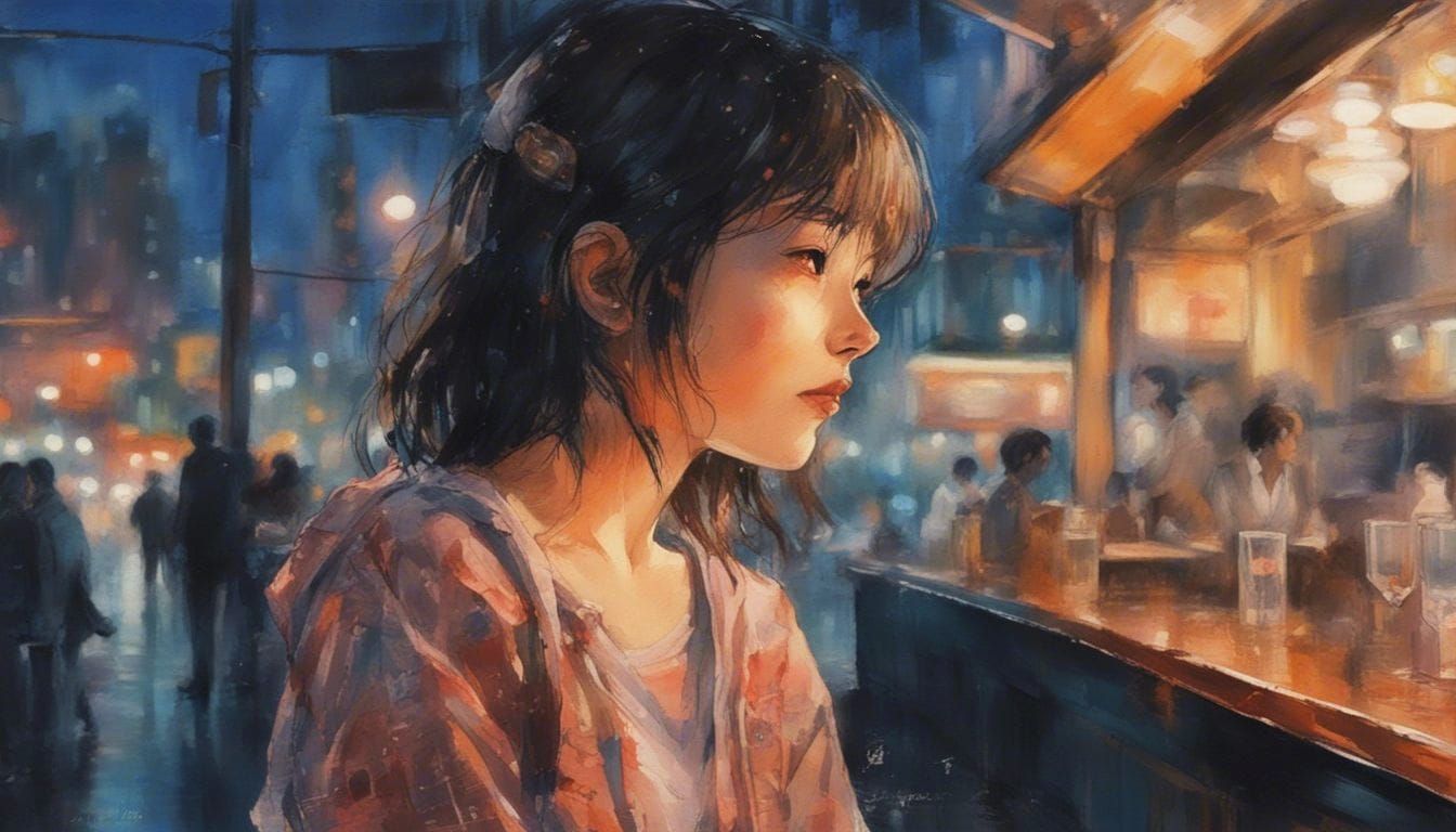 Simple AI Image of a Cafe