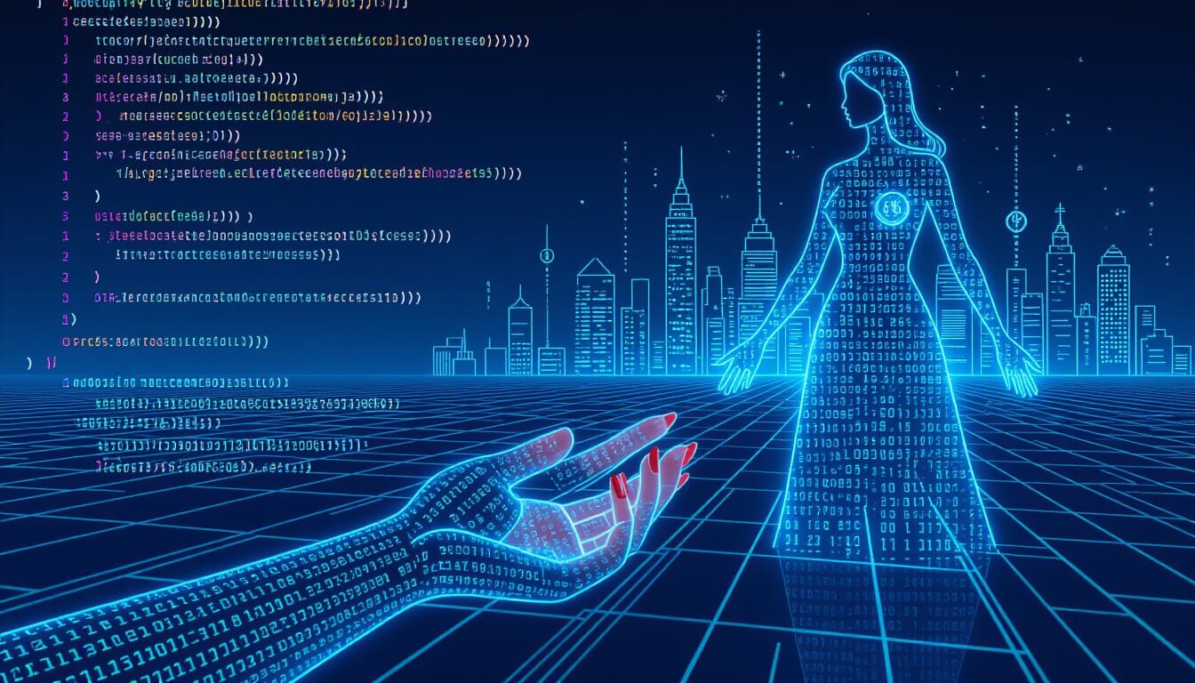 Digital Womanhood Landscape of Code and Holograms