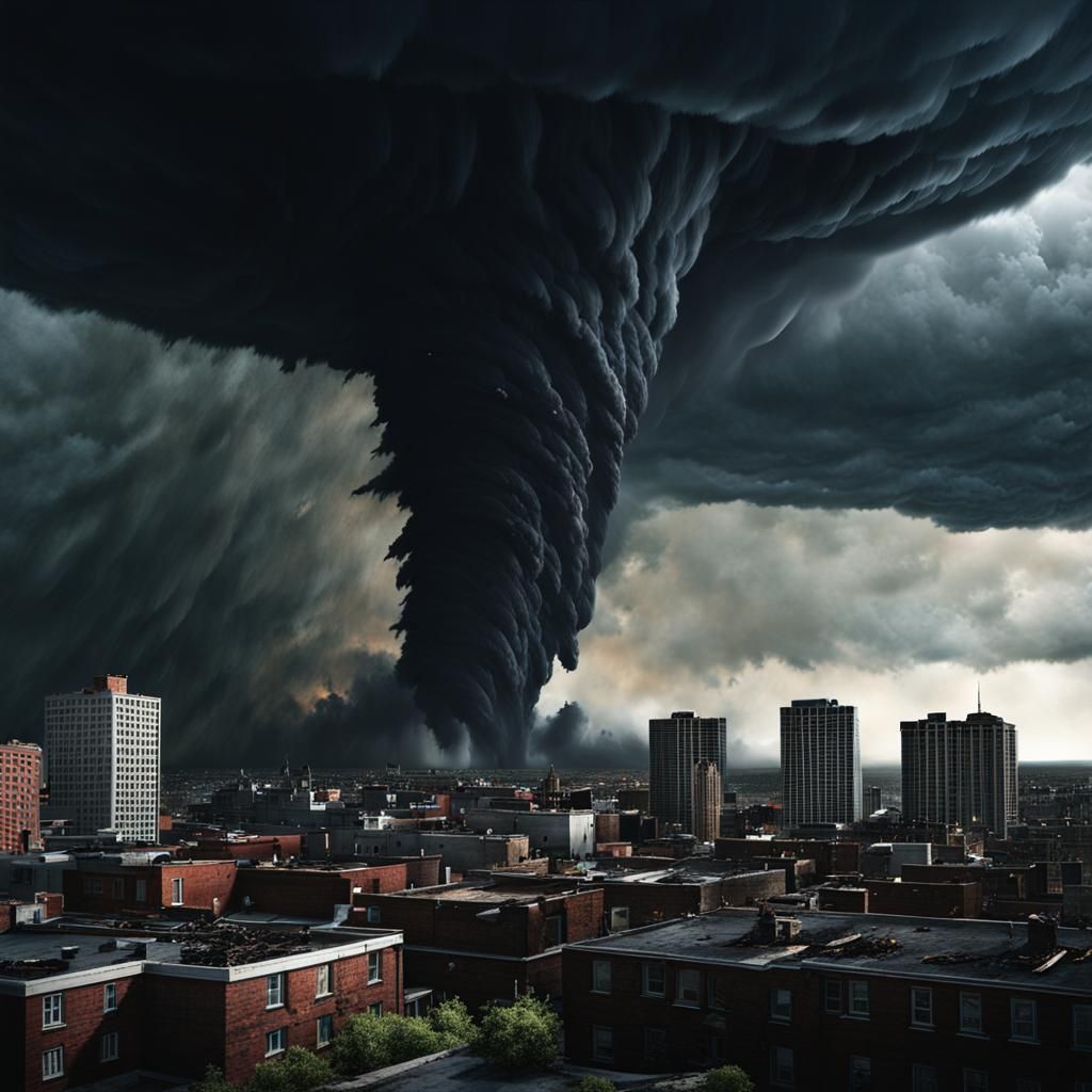 Tornado Beast: Epic Digital Matte Painting