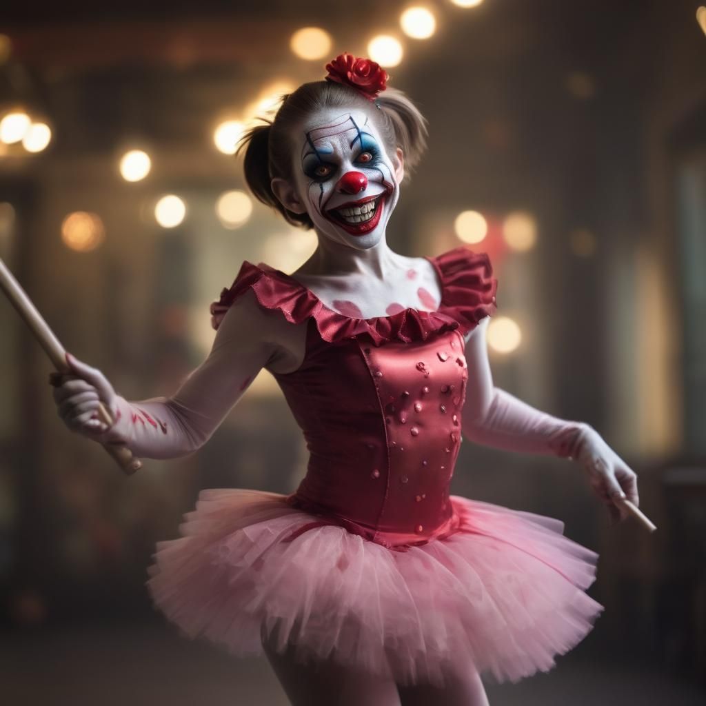 Zombie Monkey Ballerina Twirling: Professional Photography