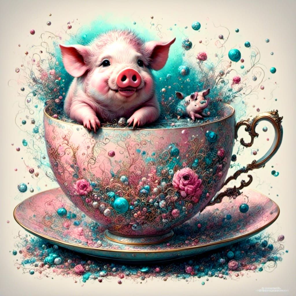 Pig In A Teacup two