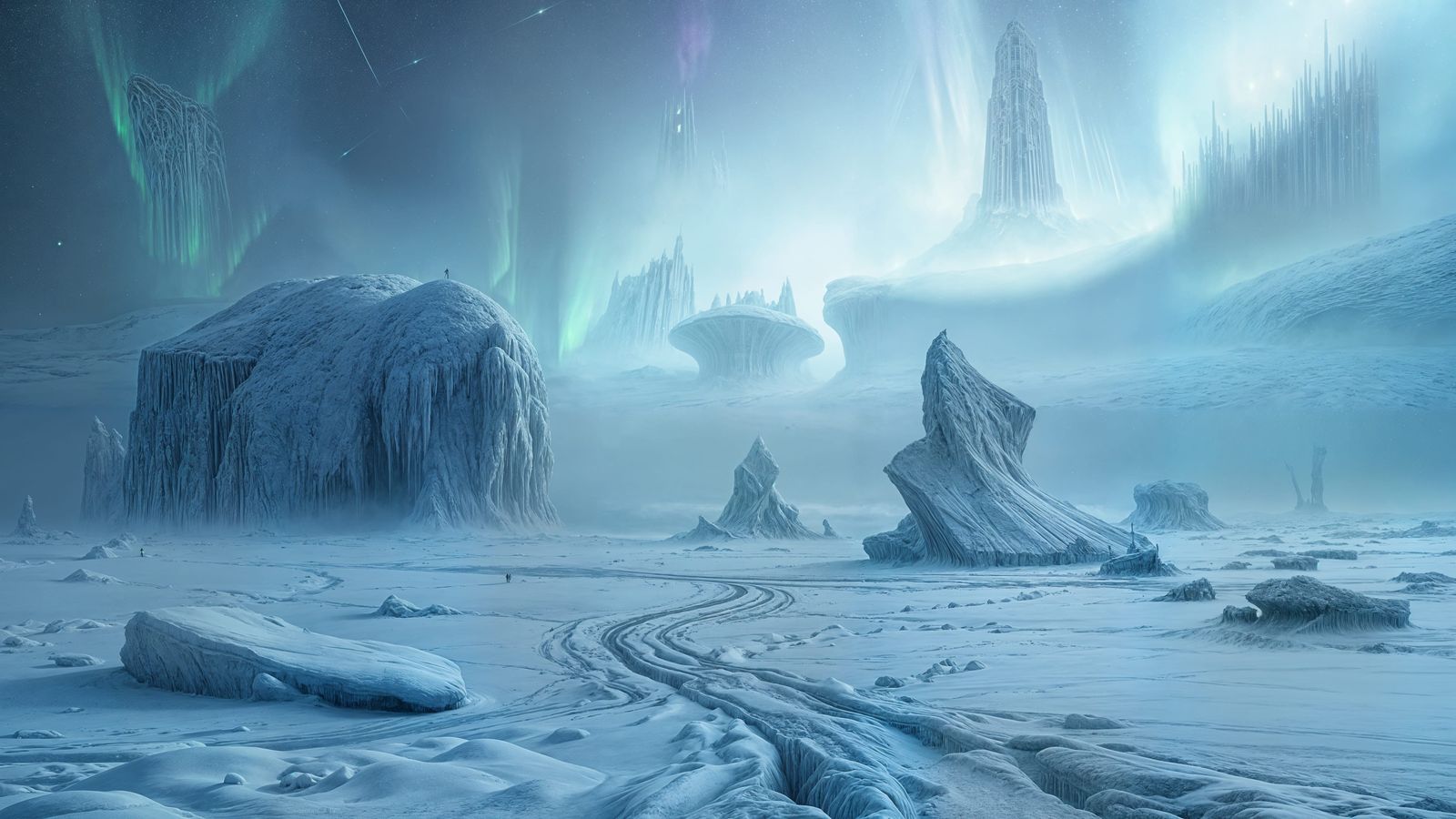 Winter Wonderland in a Frozen Arcadia