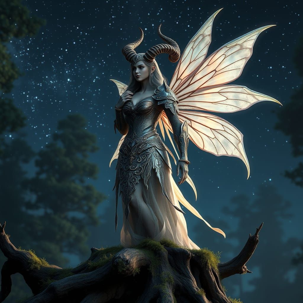 Mystical Fairy Queen of the Celestial Realm