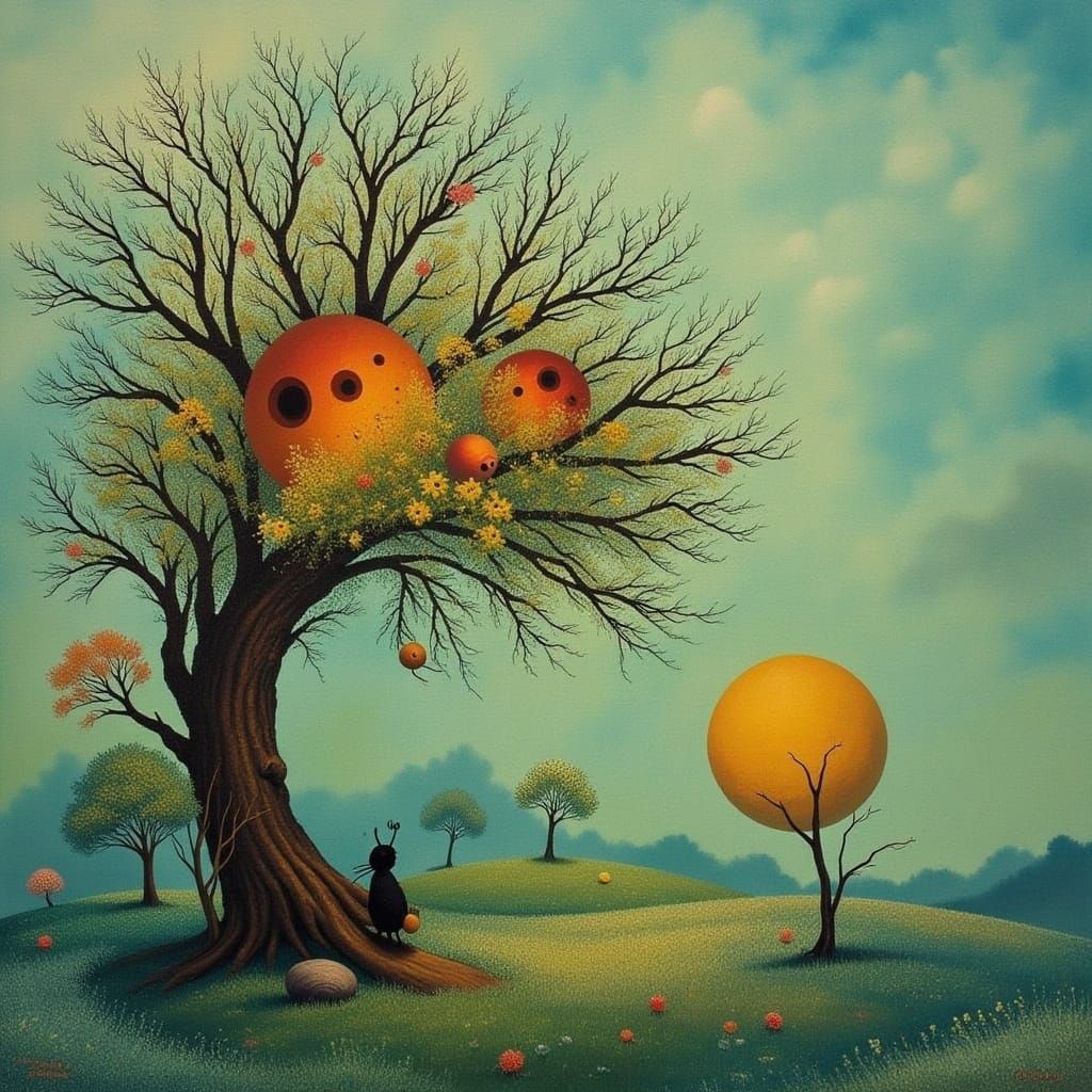 AI Generated Image with Abstract Elements