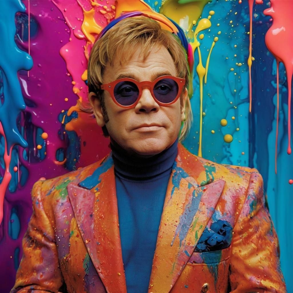 Vibrant Abstract Splash in Modern Style