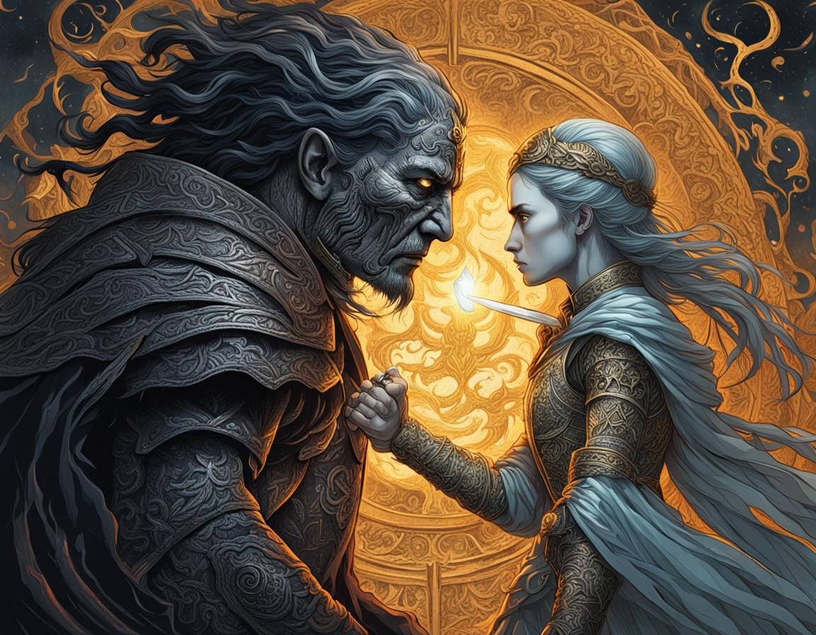 Duality: Light and Darkness in Eternal Struggle