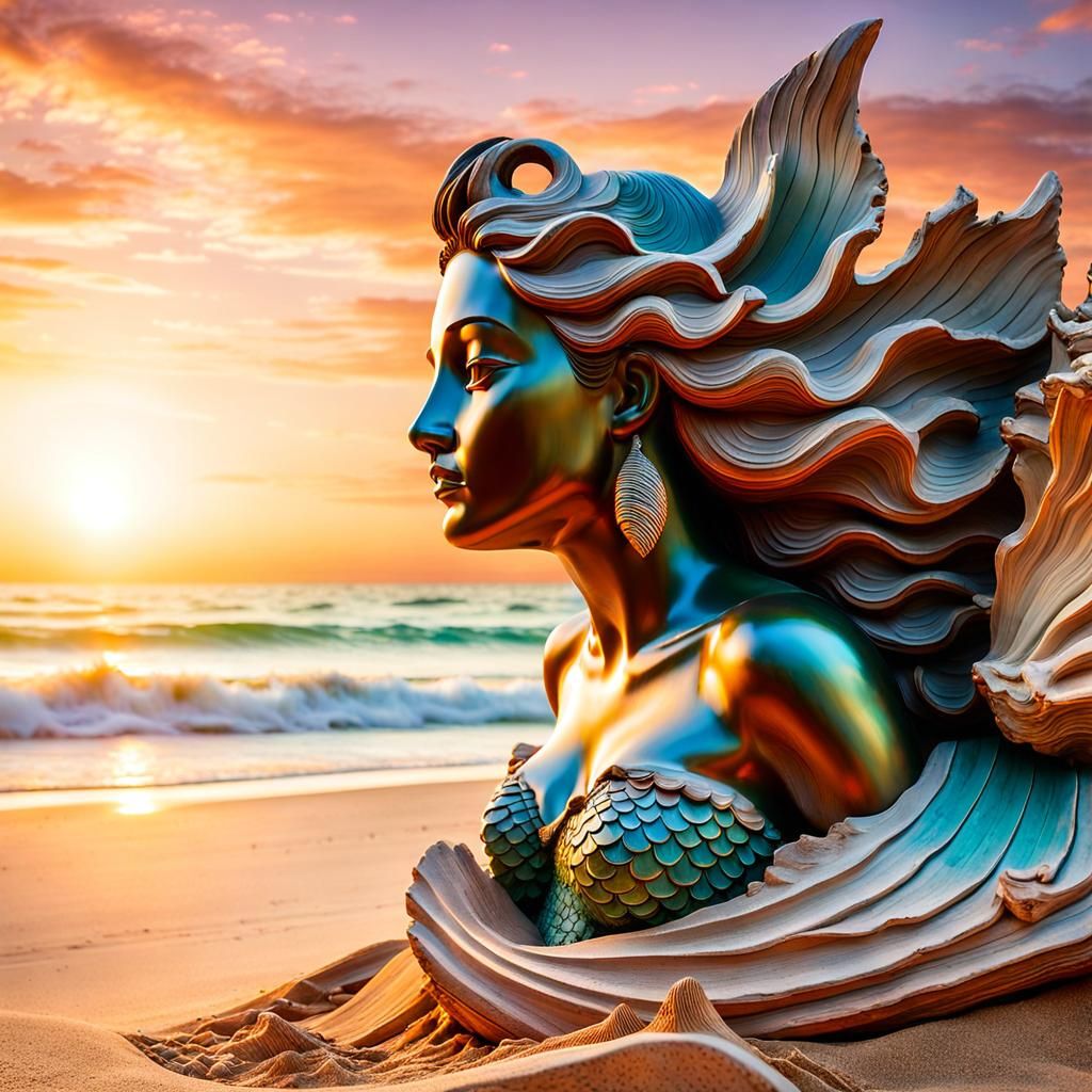 Mermaid Figurehead from the Pride of the Queen Galleon