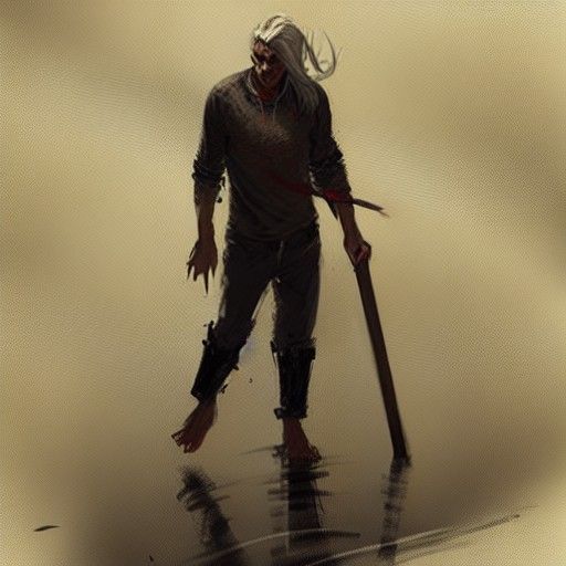 Sinister Figure Walks on Stormy Waters