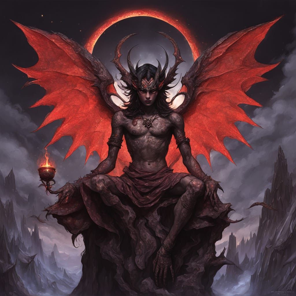 Devious Cherub Imp Sinner Satureya