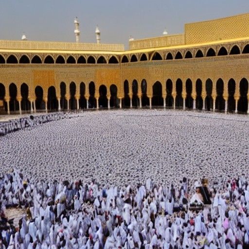 Muslim Woman at the Kaaba