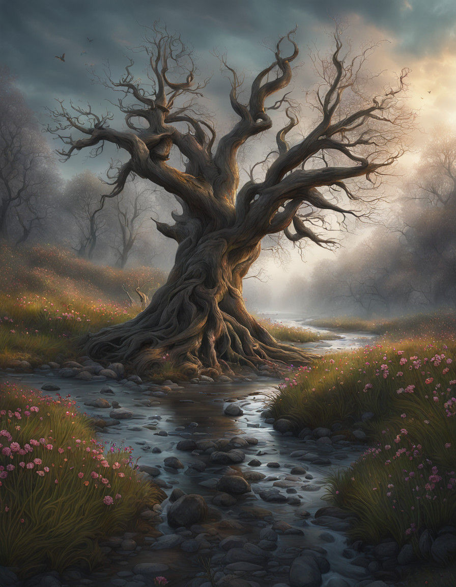 Twisted Tree III: Hauntingly Beautiful Landscape