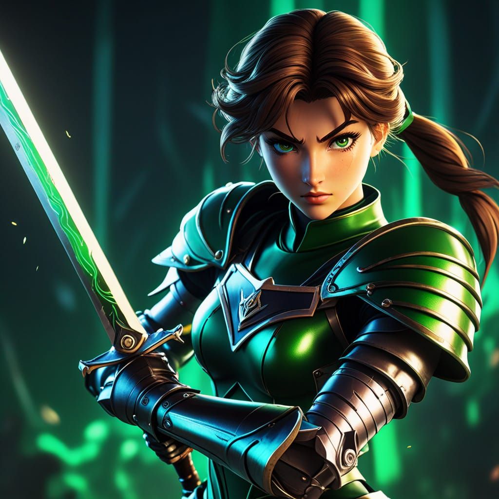 Sailor Jupiter as Anime Warrior Princess