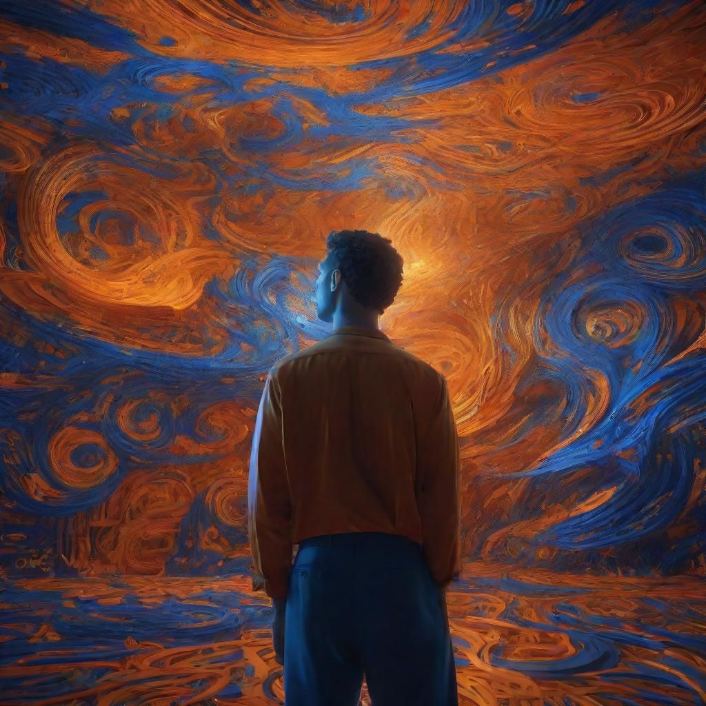 Surreal Dreamscape: Harris in a Psychedelic Word Dance