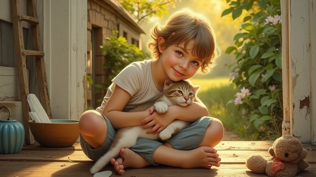 Cozy Afternoon with a Loyal Companion