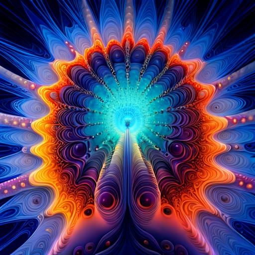 Detailed Mandelbrot Fractal with Cosmic Color Gradients