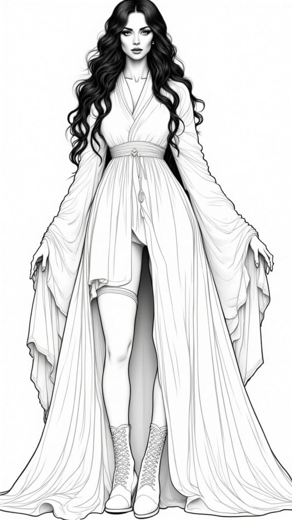 Colouring Book Set 3:5 Lady Myste.