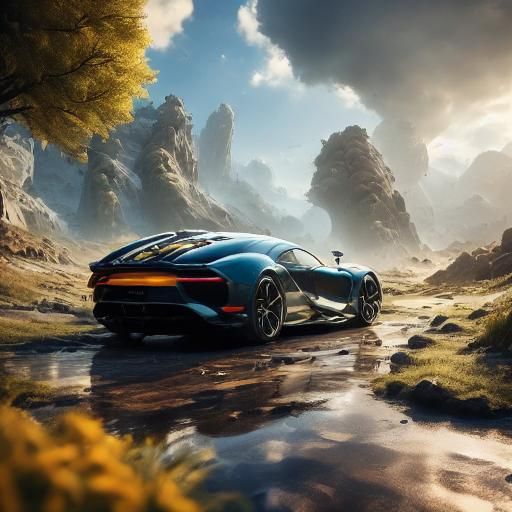 Futuristic Dakotas Concept Art in ZBrush Style