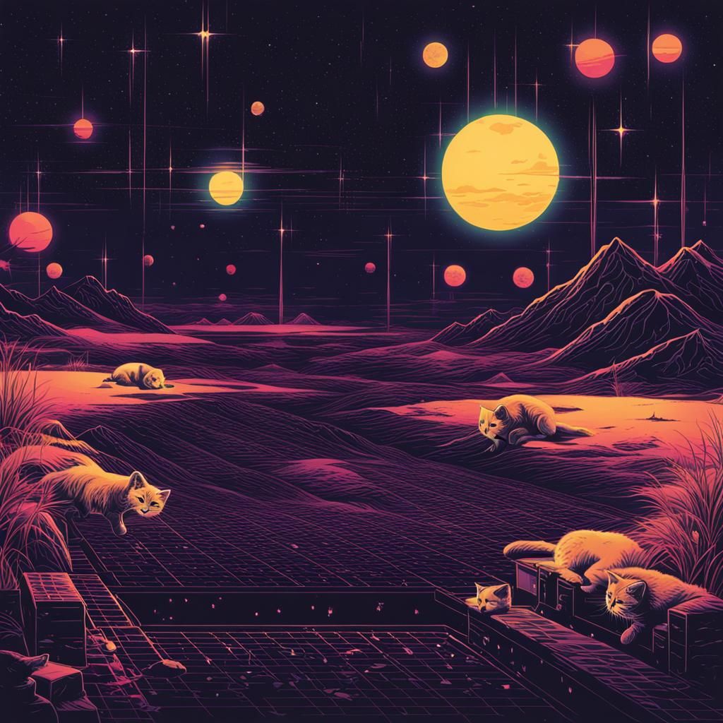 Synthwave Kittens See Stars, Toilets Nearby