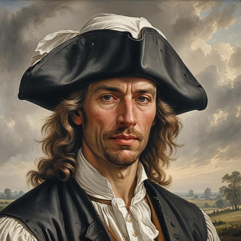 Dutch Golden Age Portrait of Cornelis Dirksz Aleman