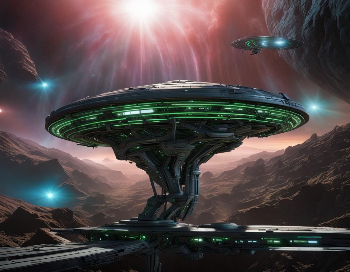 Borg Regeneration in Star Trek Style