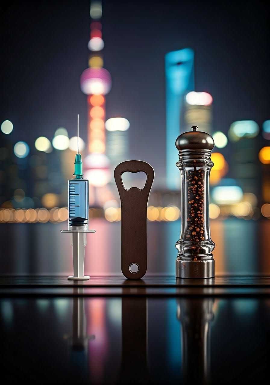 Miniature Shanghai Skyscrapers as Functional Objects