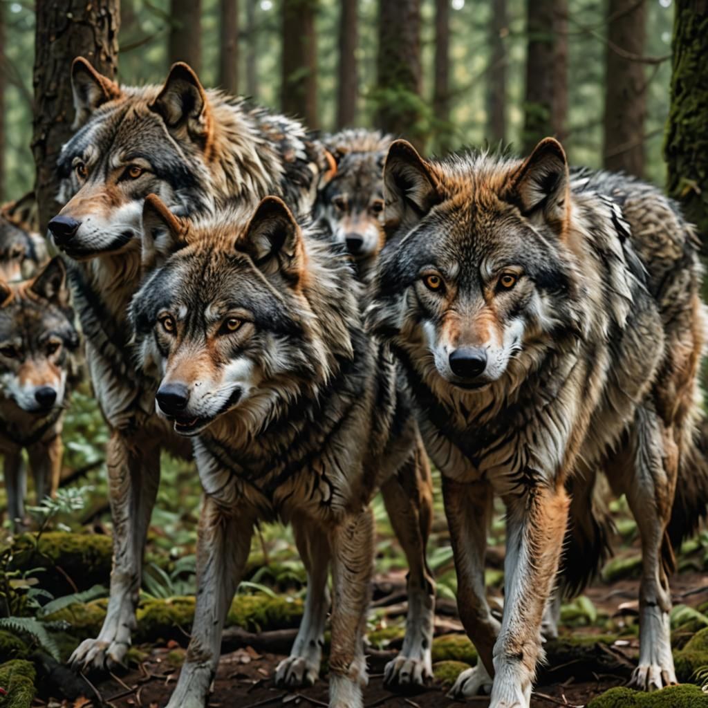 Pack of wolves